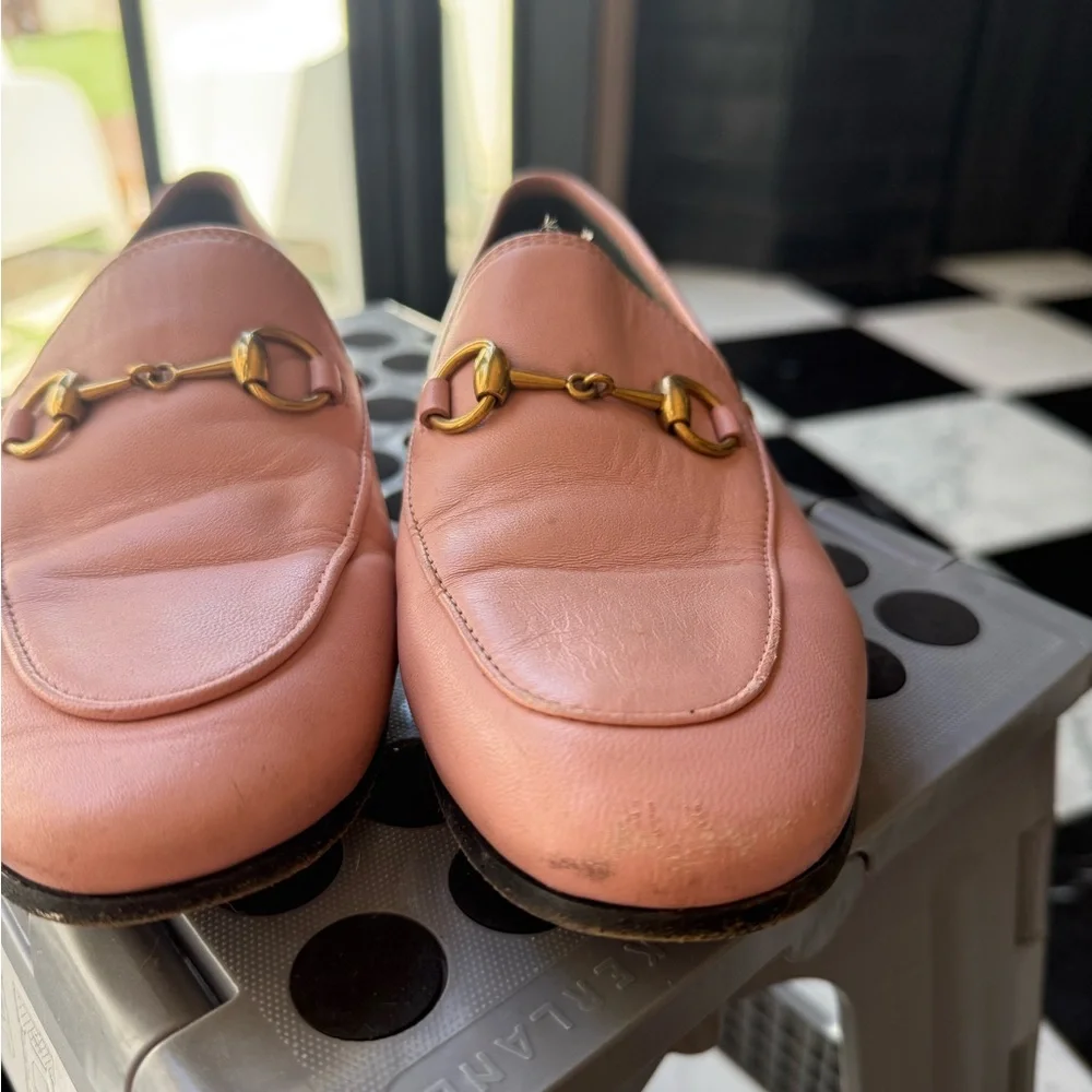 Gucci Brixton‎ Loafers in Pink - Picture 2 of 5